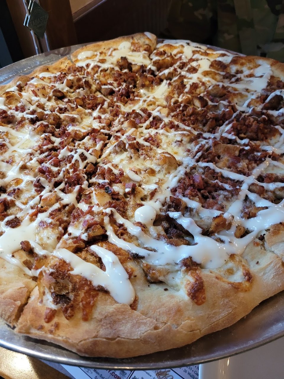Chicken Bacon Ranch Pizza